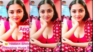 Model Anjali Boobs Pressing Tango Nude Premium Live