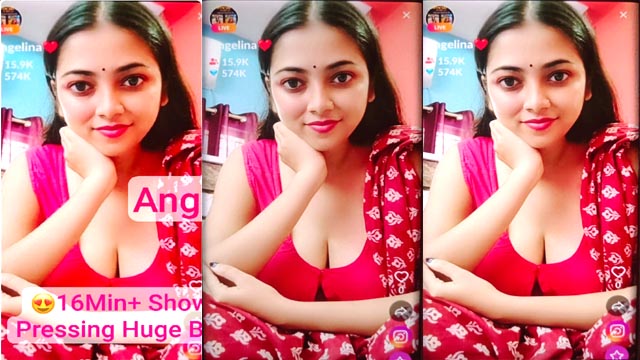 Model Anjali Boobs Pressing Tango Nude Premium Live