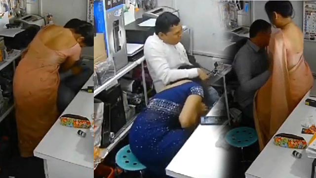 Shop Manager Hard Fucking Customer On CCTV Capture
