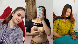 Busty Bengali GF Pressing Boobs Fingering Pussy Leacked Clips