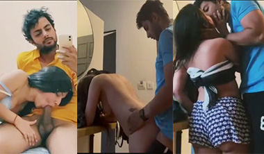Desi Horny Girl Giving Blowjob Fuck With BF Leaked Mms
