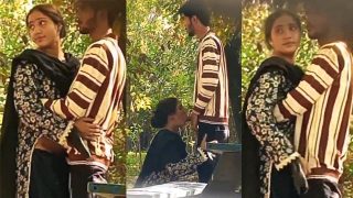 Horny Desi Couple GF Sucking & Fucking In Garden